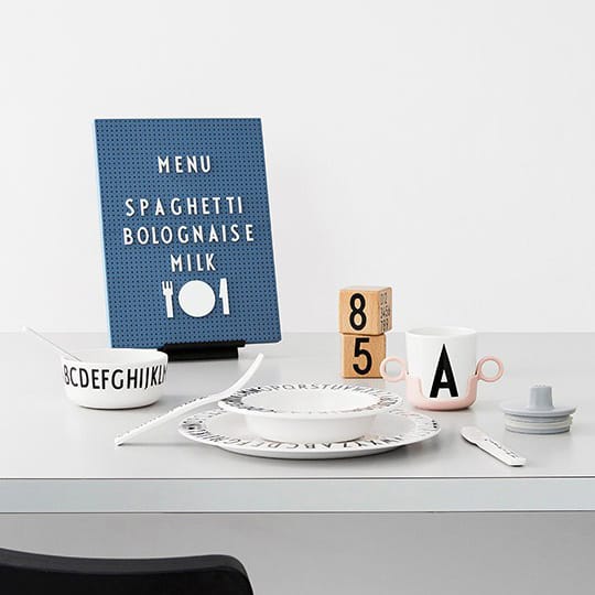 Design Letters beak lid to melamine 杯子, 灰色 Design Letters