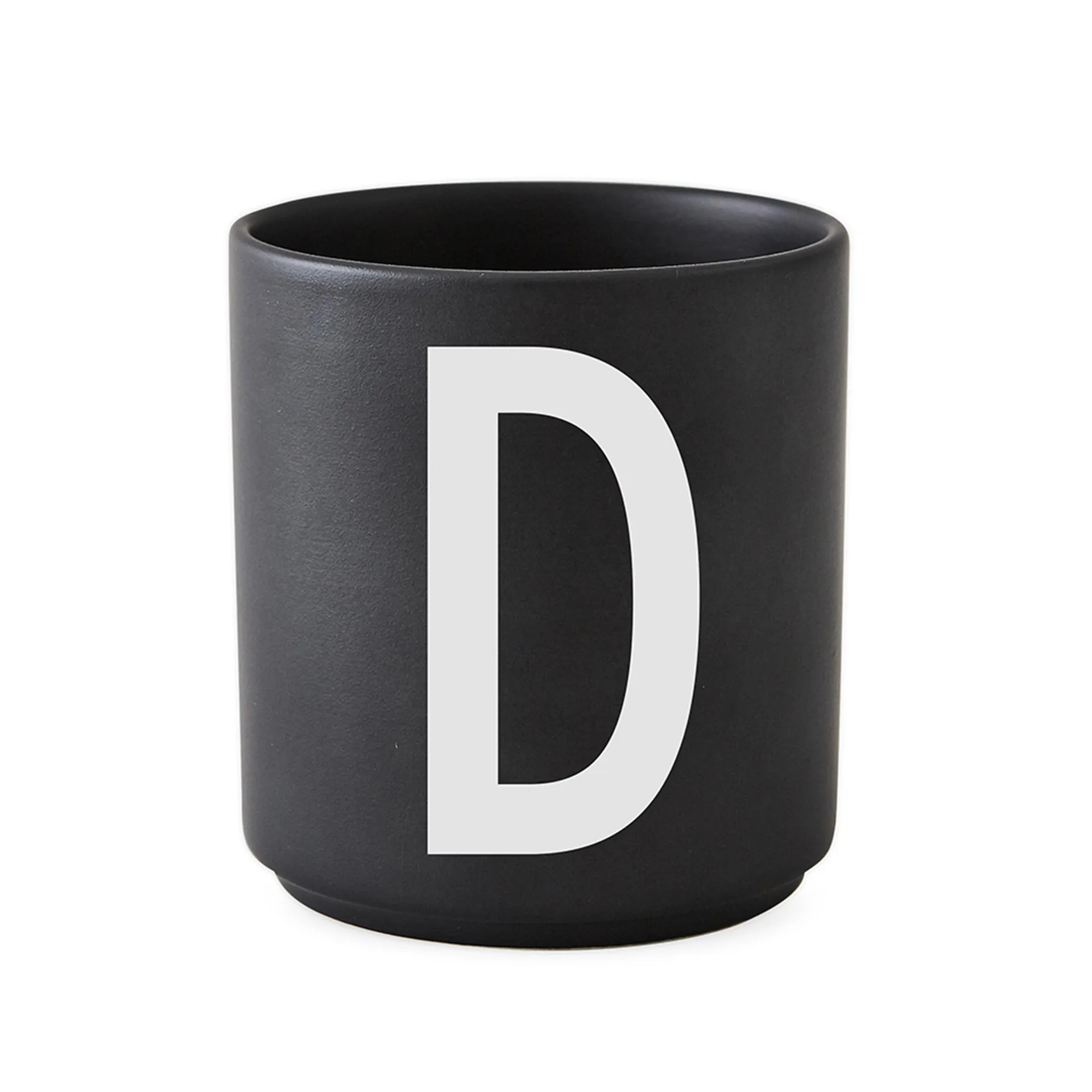 Design Letters 杯子 black, D Design Letters