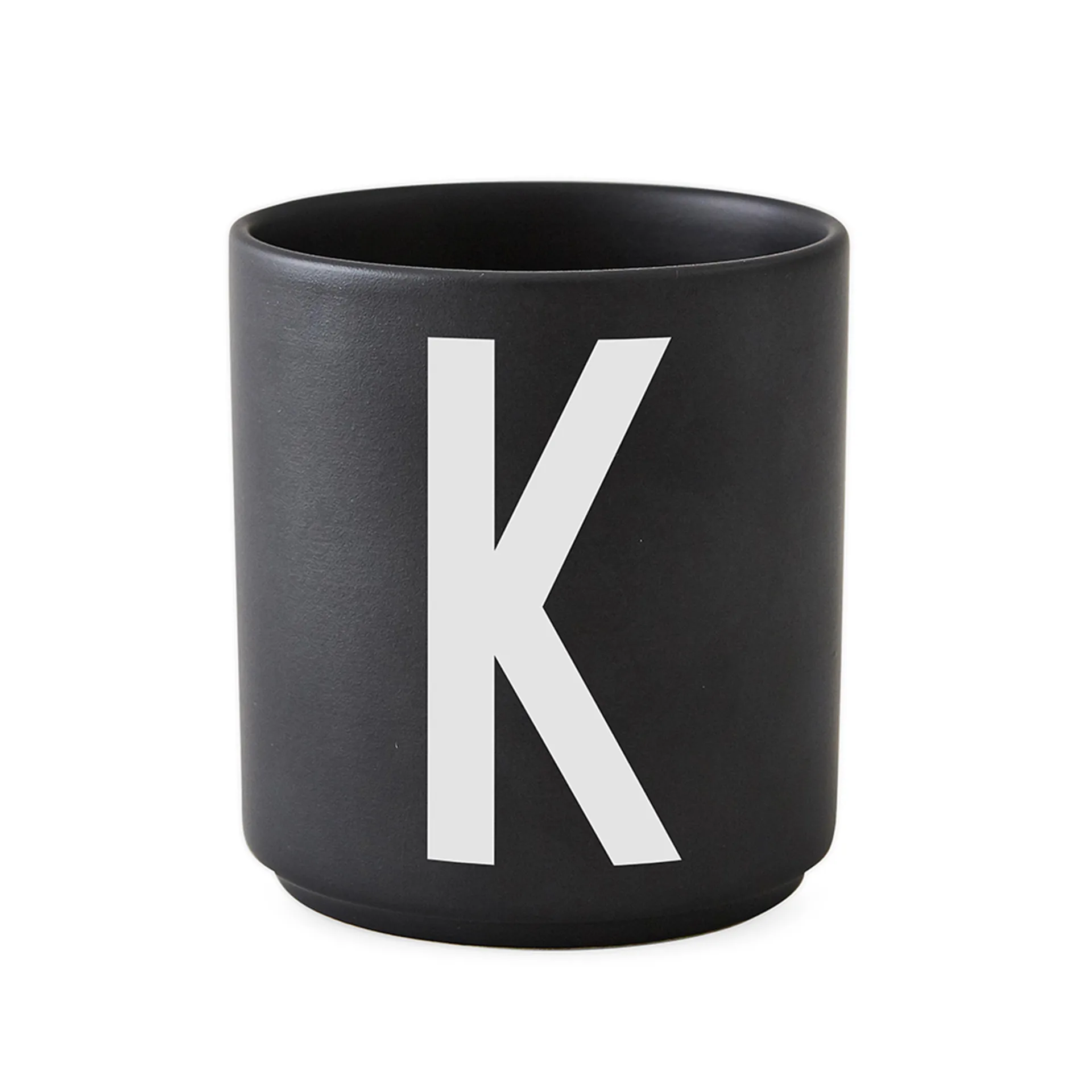 Design Letters 杯子 black, K Design Letters