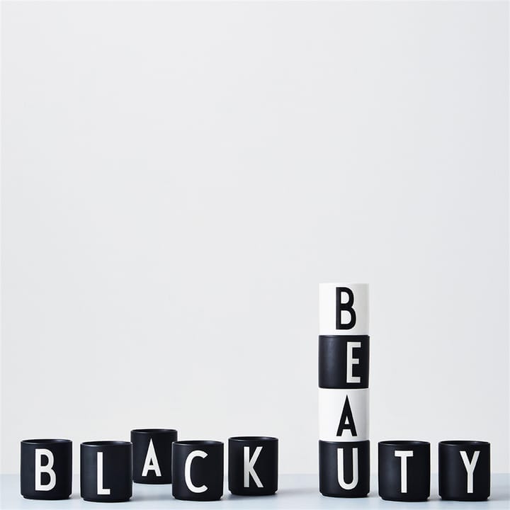 Design Letters 杯子 black, O Design Letters