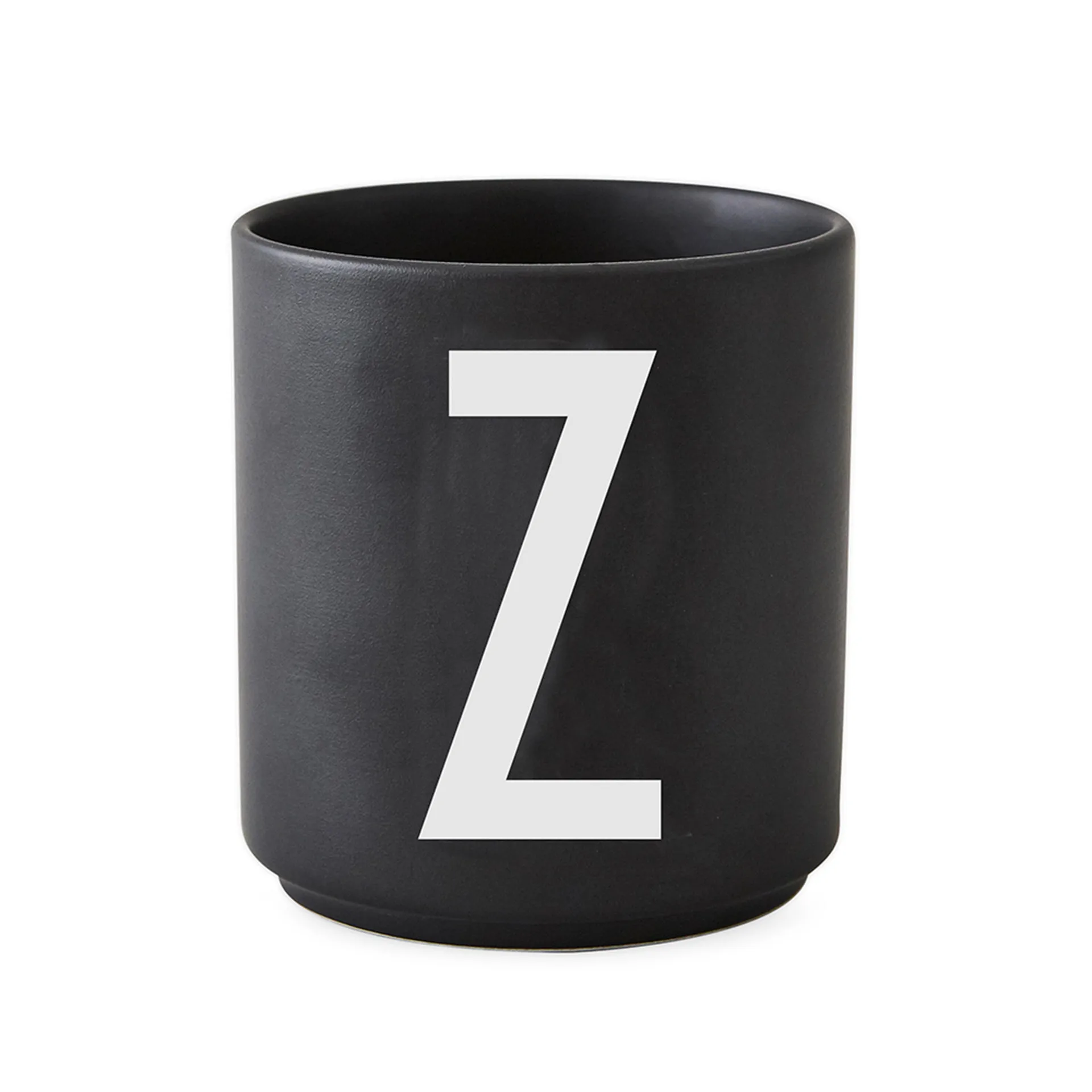 Design Letters 杯子 black, Z Design Letters