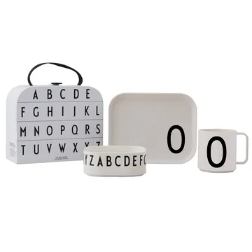 Design Letters children's dinnerware set - O - Design Letters