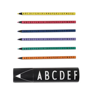 Design Letters color pencils - 15-pack-letters - Design Letters