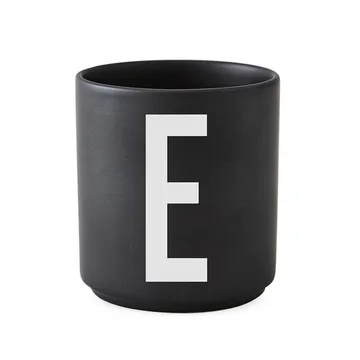 Design Letters黑色杯 - E - Design Letters