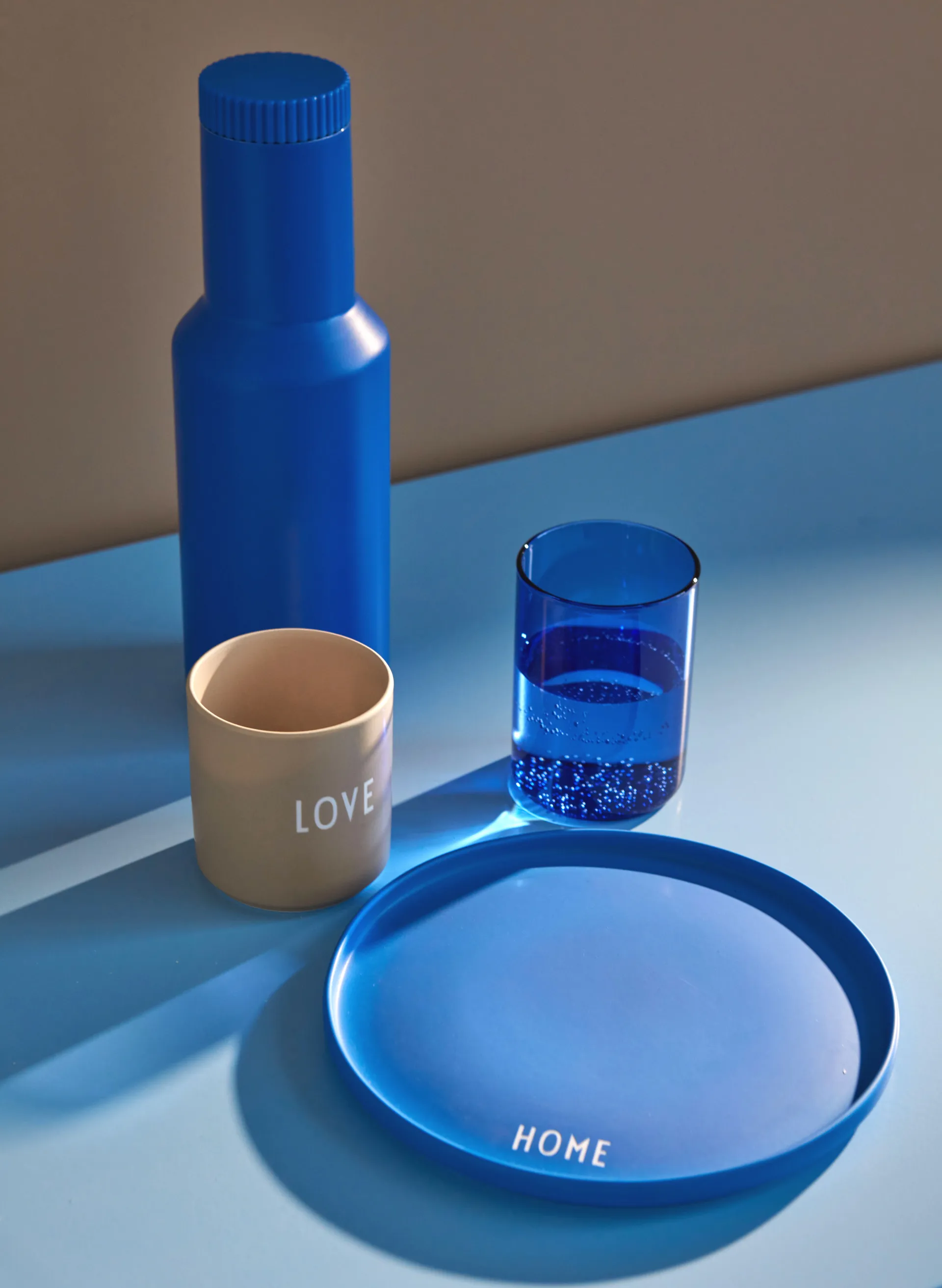 Design Letters favourit 盘子 Ø22 cm, Cobalt 蓝色 Design Letters