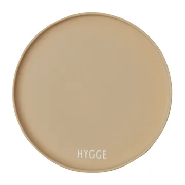 Design Letters favourit 盘子 Ø22 cm - Hygge-米色 - Design Letters