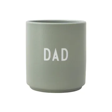 Design Letters favourite 杯子 25 cl - Dad/Love-green - Design Letters