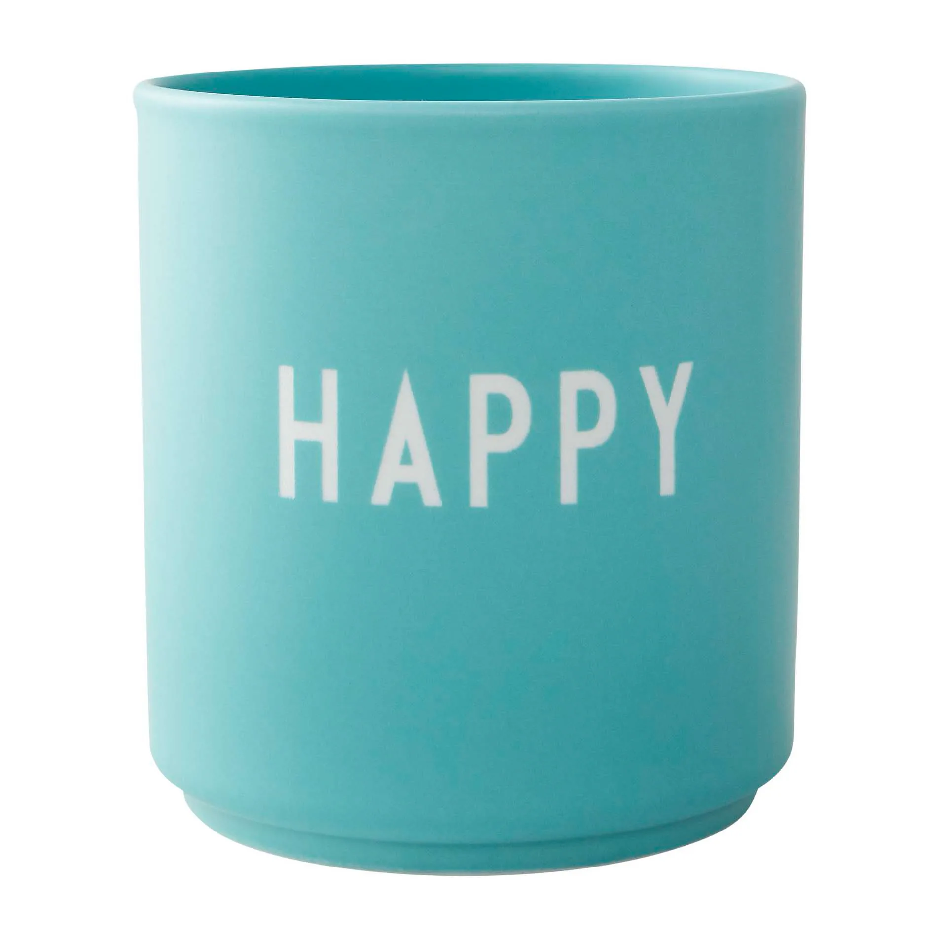 Design Letters favourite 杯子 25 cl, Happy-aqua blue Design Letters