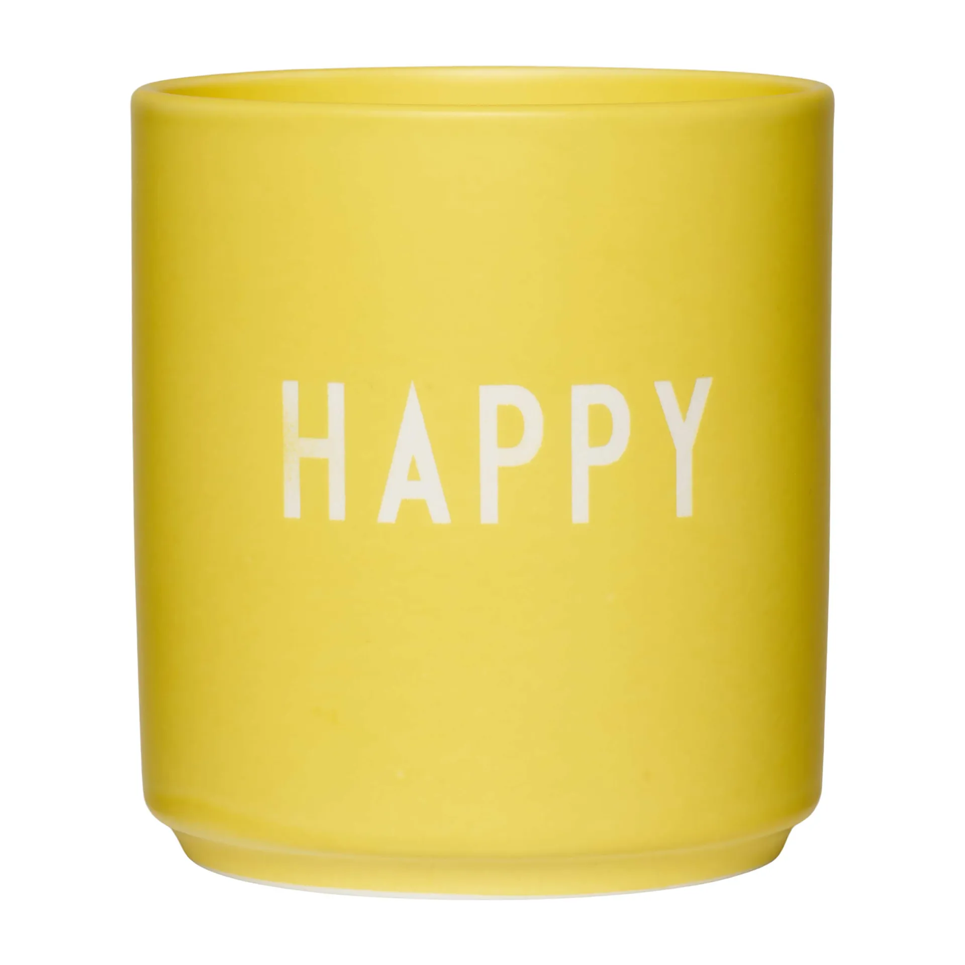 Design Letters favourite 杯子 25 cl, Happy-yellow Design Letters