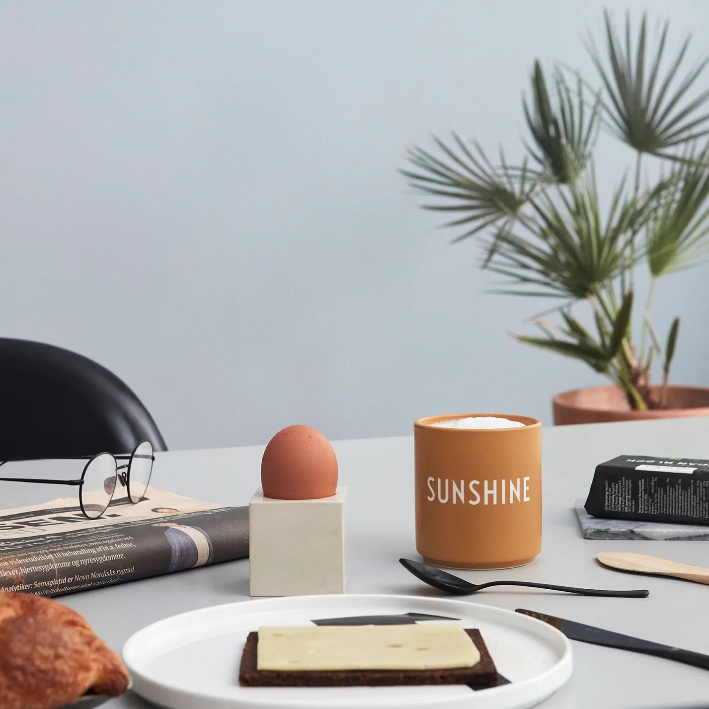 Design Letters favourite 杯子 25 cl, Sunshine (黄色) Design Letters