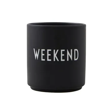 Design Letters favourite 杯子 25 cl - Weekend-black - Design Letters