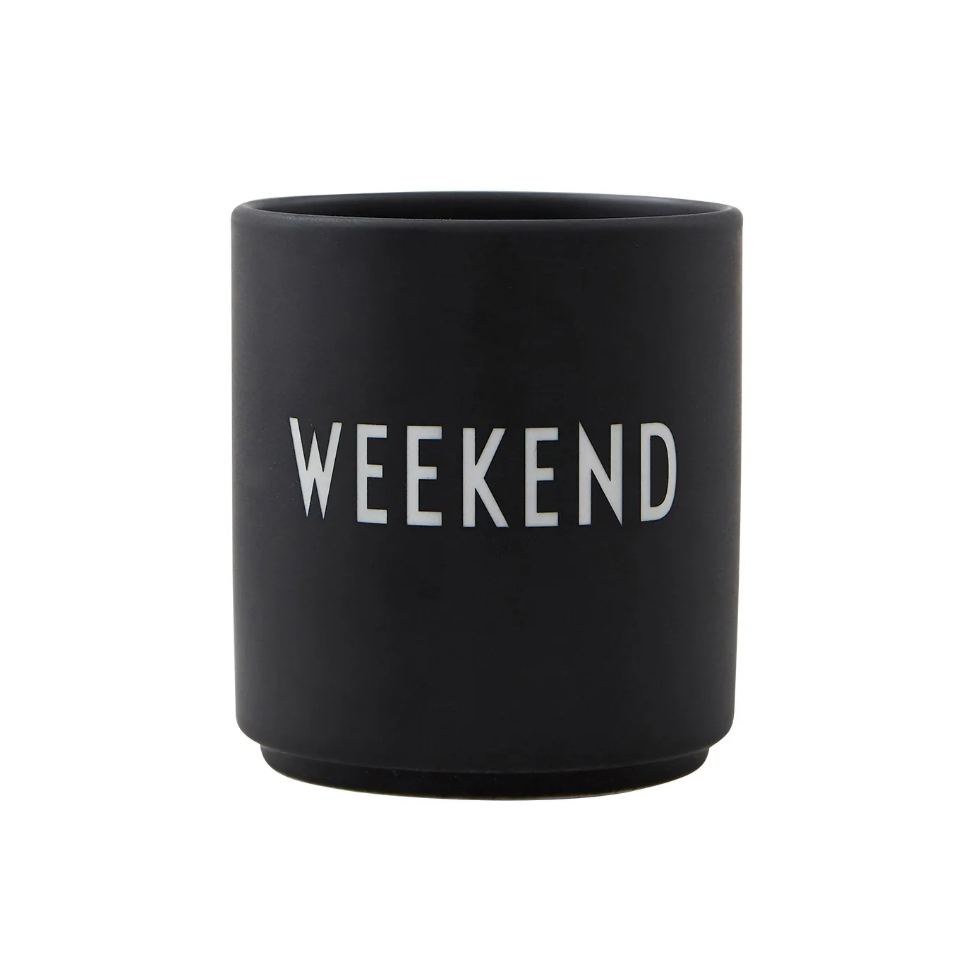 Design Letters favourite 杯250ml, 周末_黑色 Design Letters