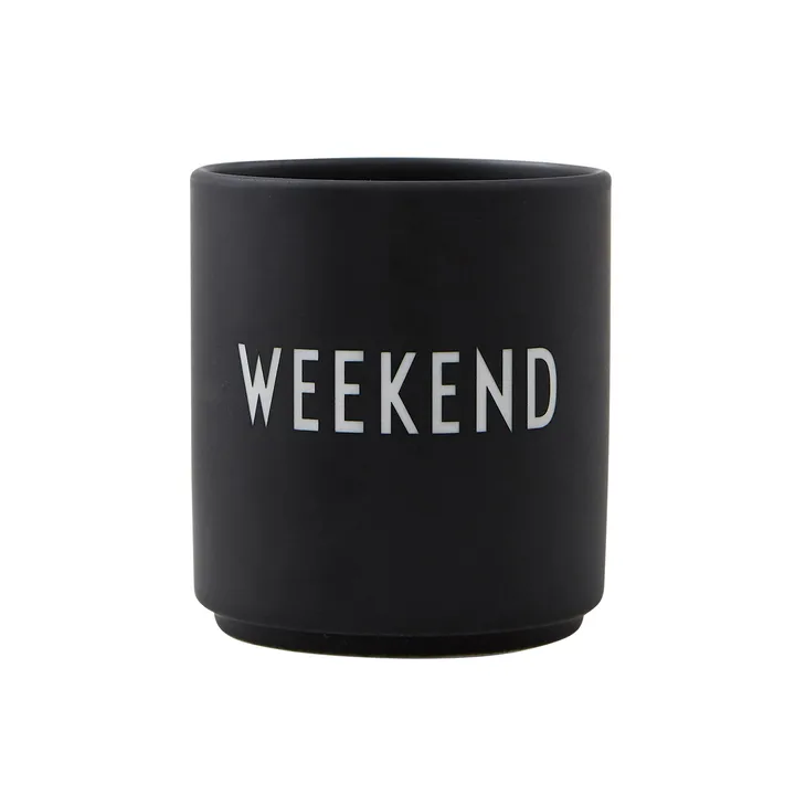Design Letters favourite 杯250ml - 周末_黑色 - Design Letters