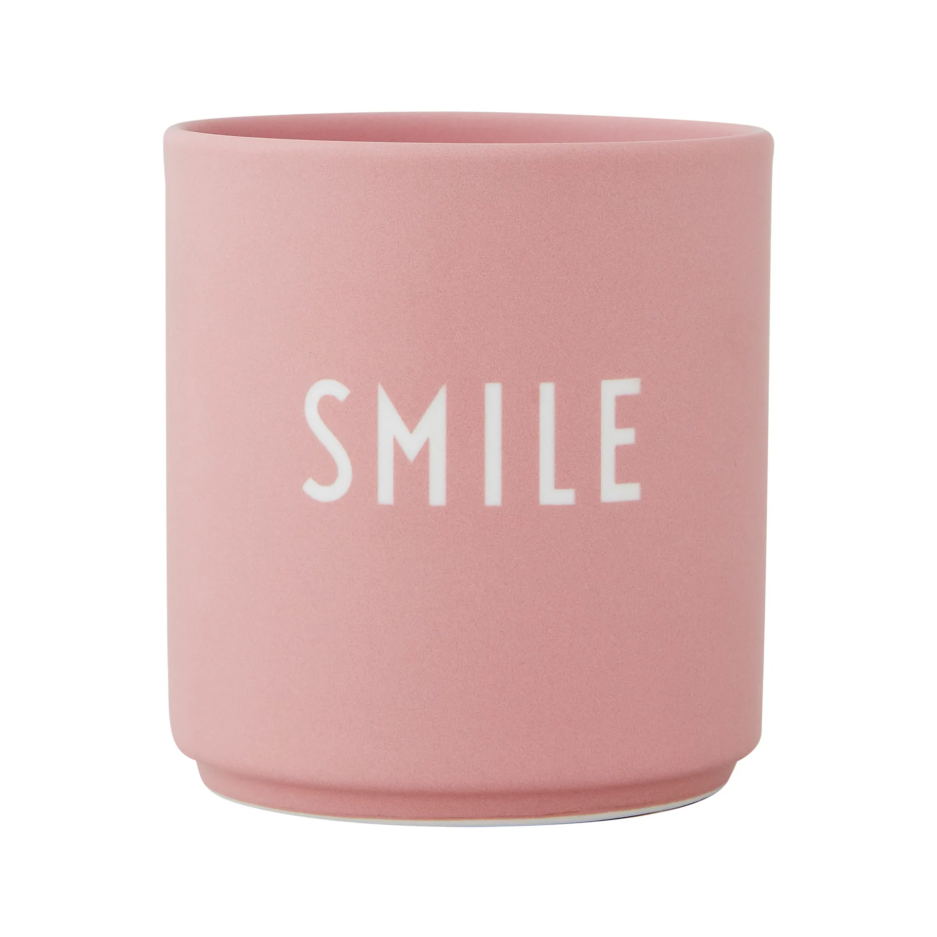 Design Letters favourite 杯250ml, 微笑_旧玫瑰色 Design Letters