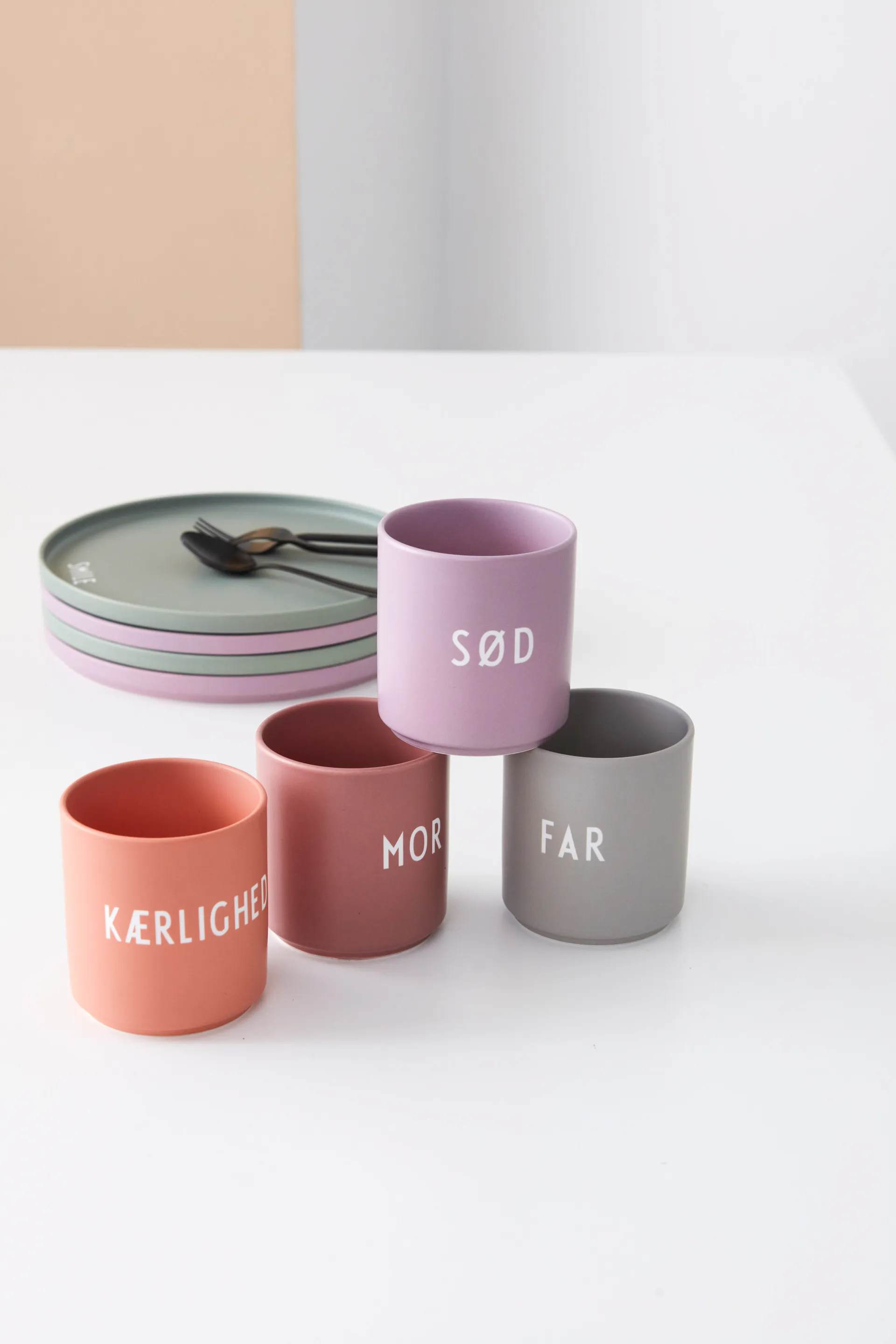 Design Letters favourite 杯250ml, 摩洛哥_灰玫瑰色 Design Letters