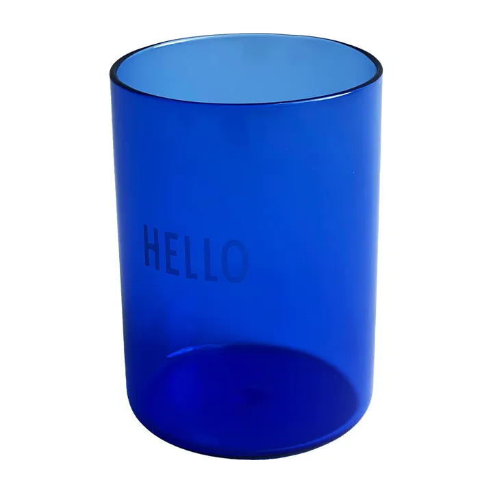 Design Letters favourite 玻璃杯 350ml - 蓝色 - Design Letters