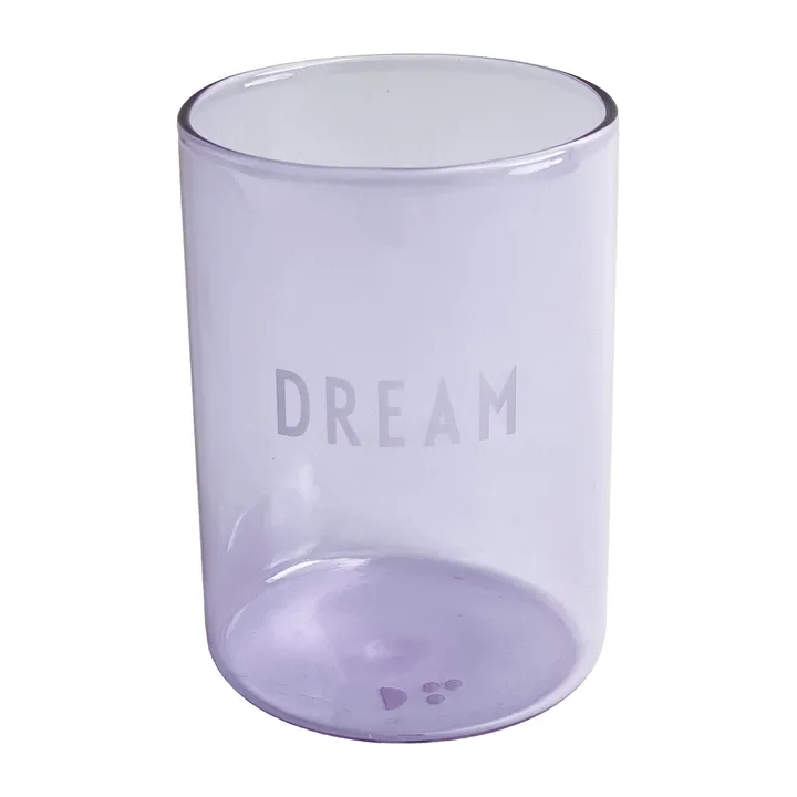 Design Letters favourite 玻璃杯 350ml - 紫色 - Design Letters