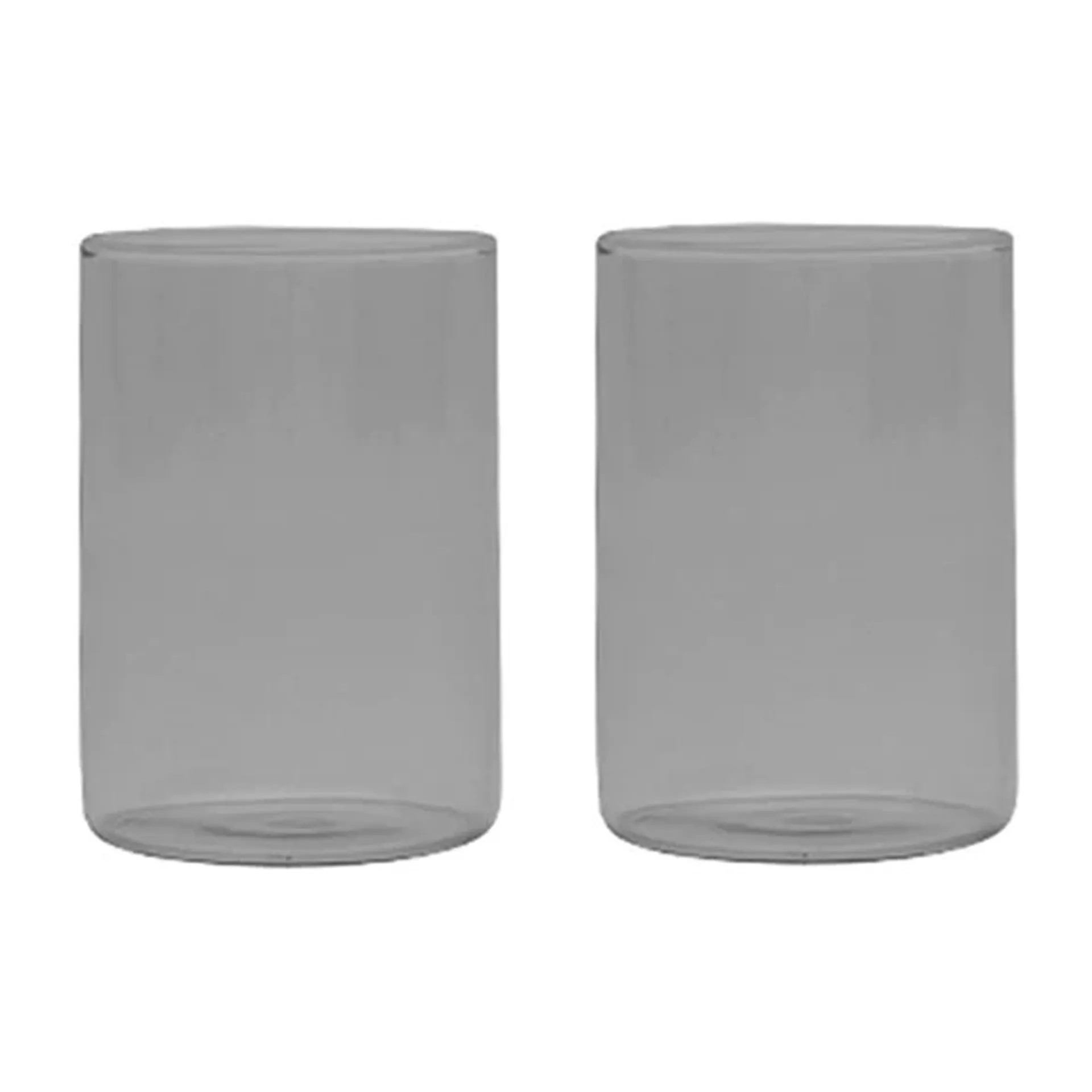Design Letters favourite glass 35 cl 2 pack, Smoke Design Letters