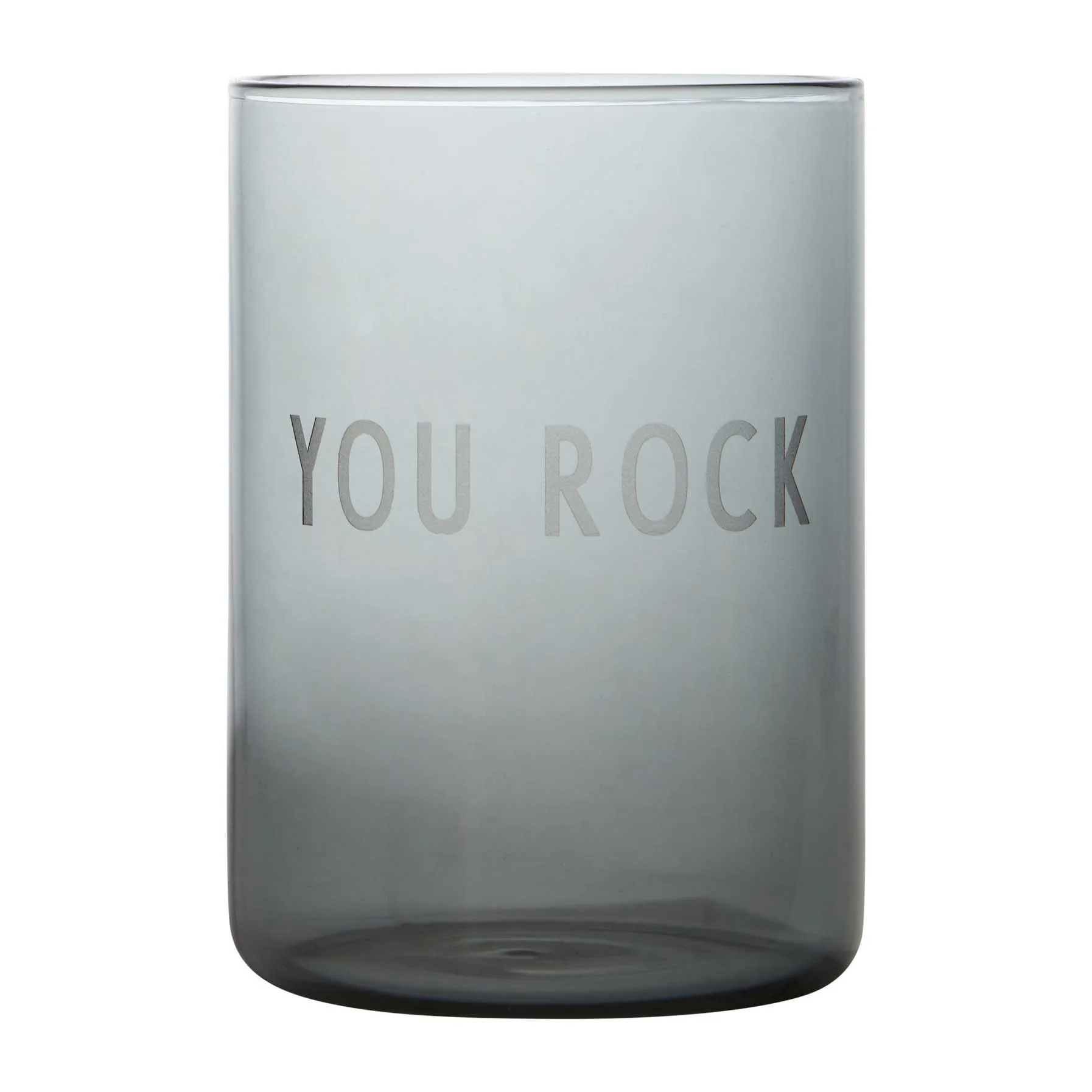 Design Letters favourite glass 35 cl, You rock-黑色 Design Letters