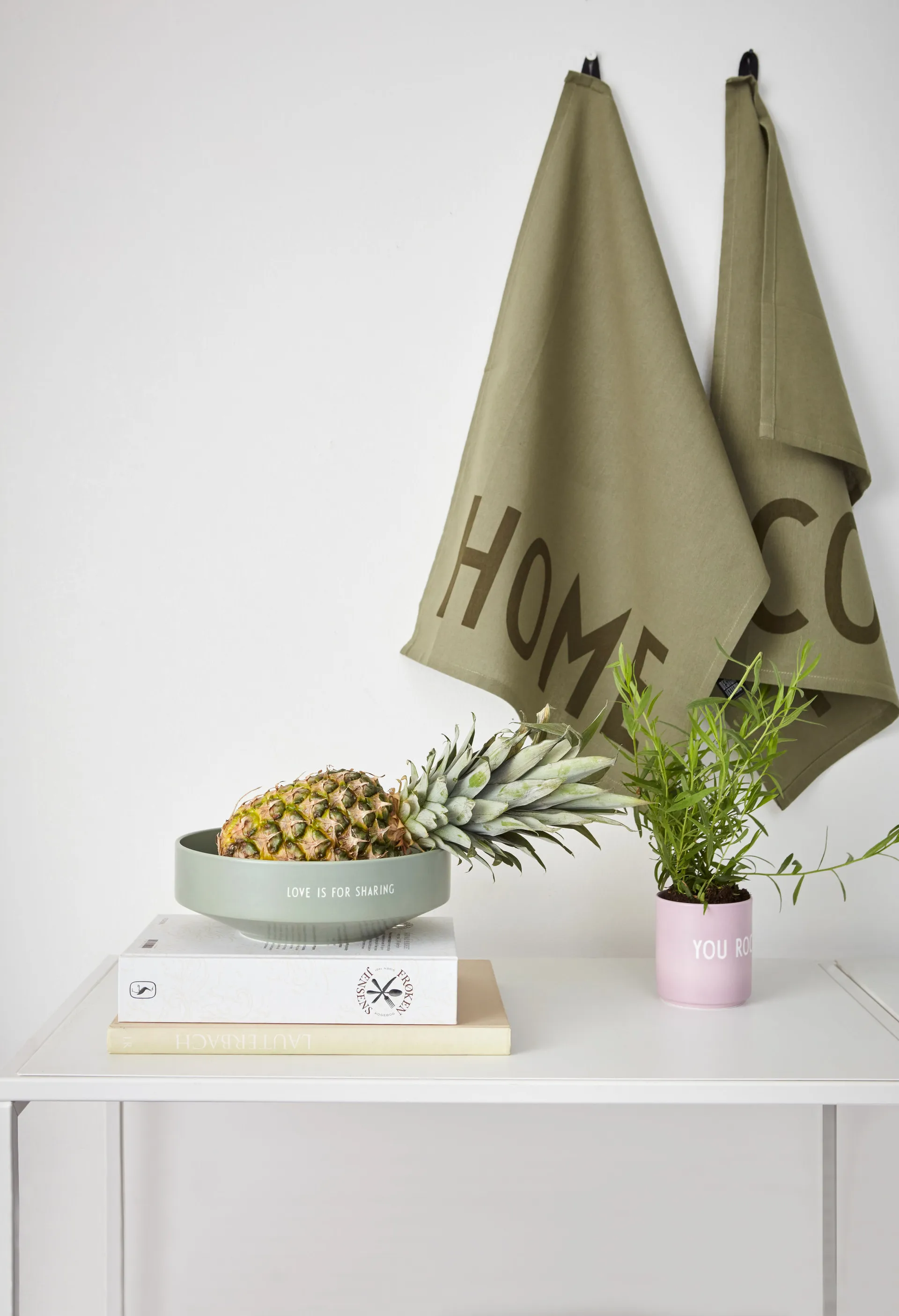 Design Letters favourite 碗  medium Ø17.5 cm, 绿色 Design Letters