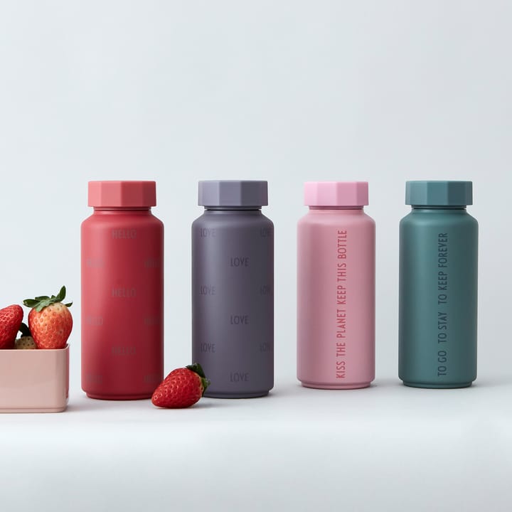 Design Letters 保温杯 flask 特别版本, Dusty 绿色 Design Letters