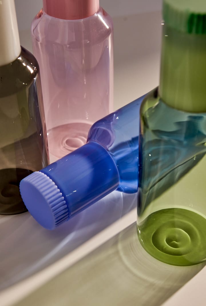 Design Letters glass carafe tub 1 L, 蓝色/milky 蓝色 Design Letters