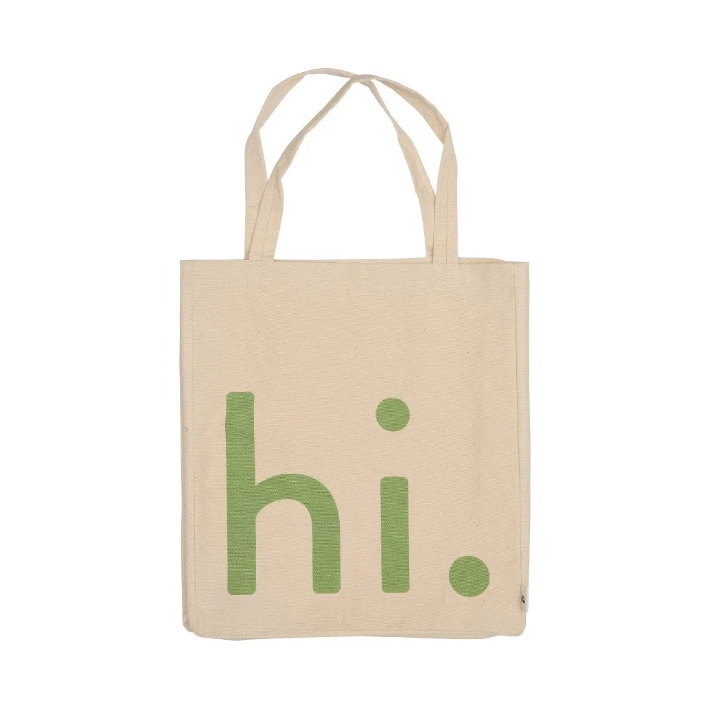 Design Letters hi. bag, 绿色-粉色 Design Letters