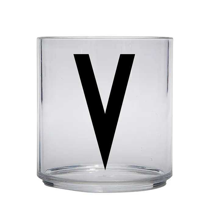 Design Letters Kids玻璃杯 - V - Design Letters