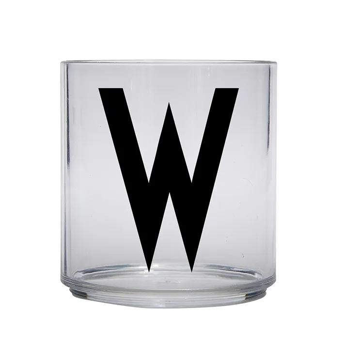 Design Letters Kids玻璃杯 - W - Design Letters