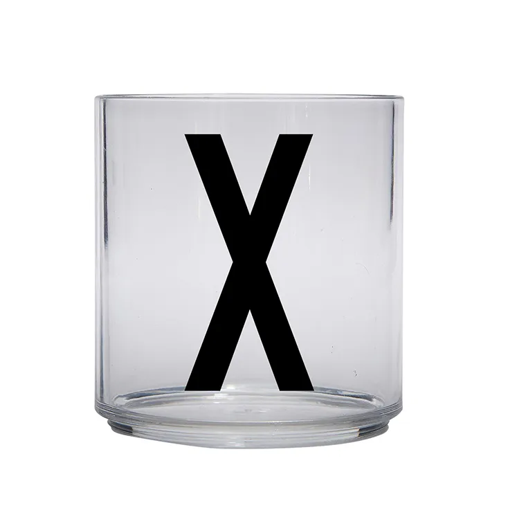 Design Letters Kids玻璃杯, X Design Letters