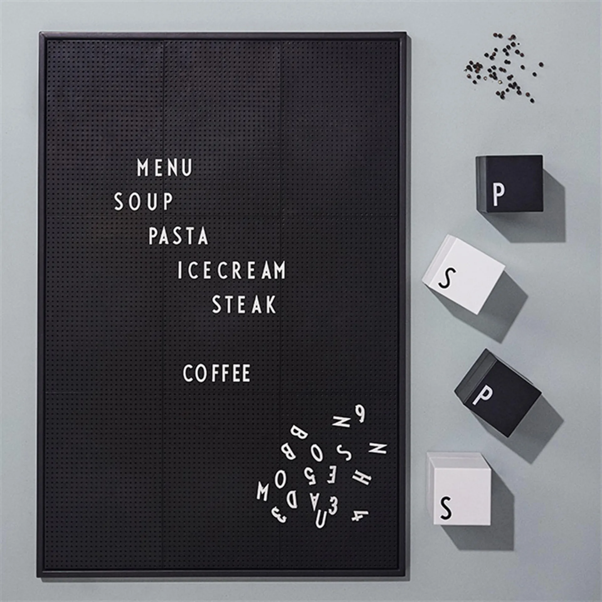 Design Letters letter board A2, 黑色 Design Letters