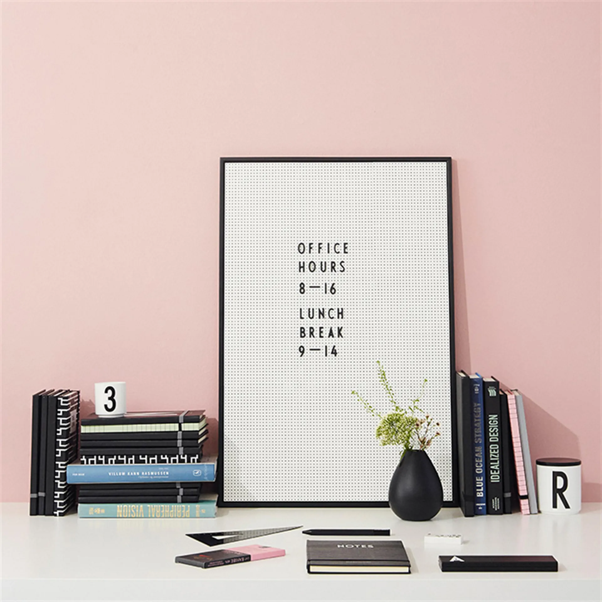 Design Letters letter board A2, 灰色 Design Letters