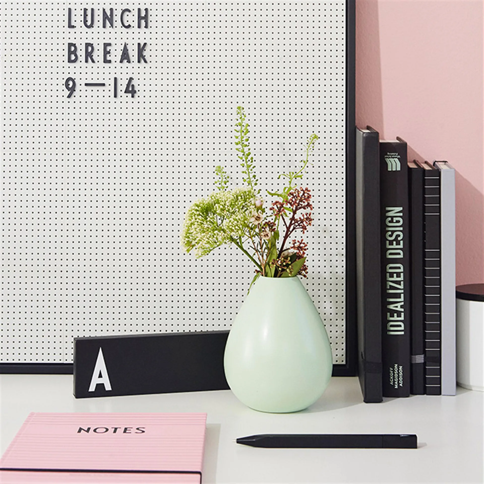 Design Letters letter board A2, 灰色 Design Letters