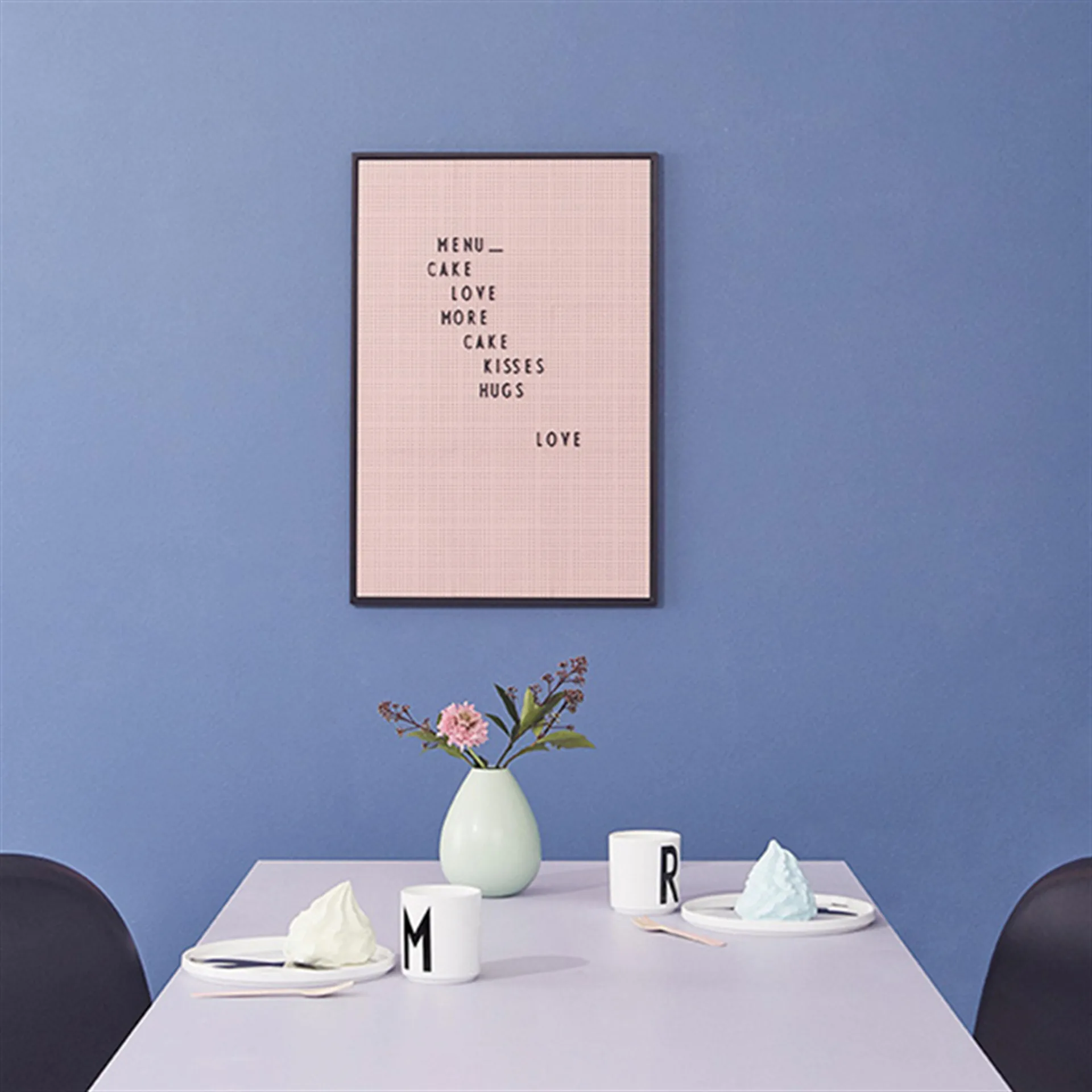 Design Letters letter board A2, 玫瑰色 Design Letters