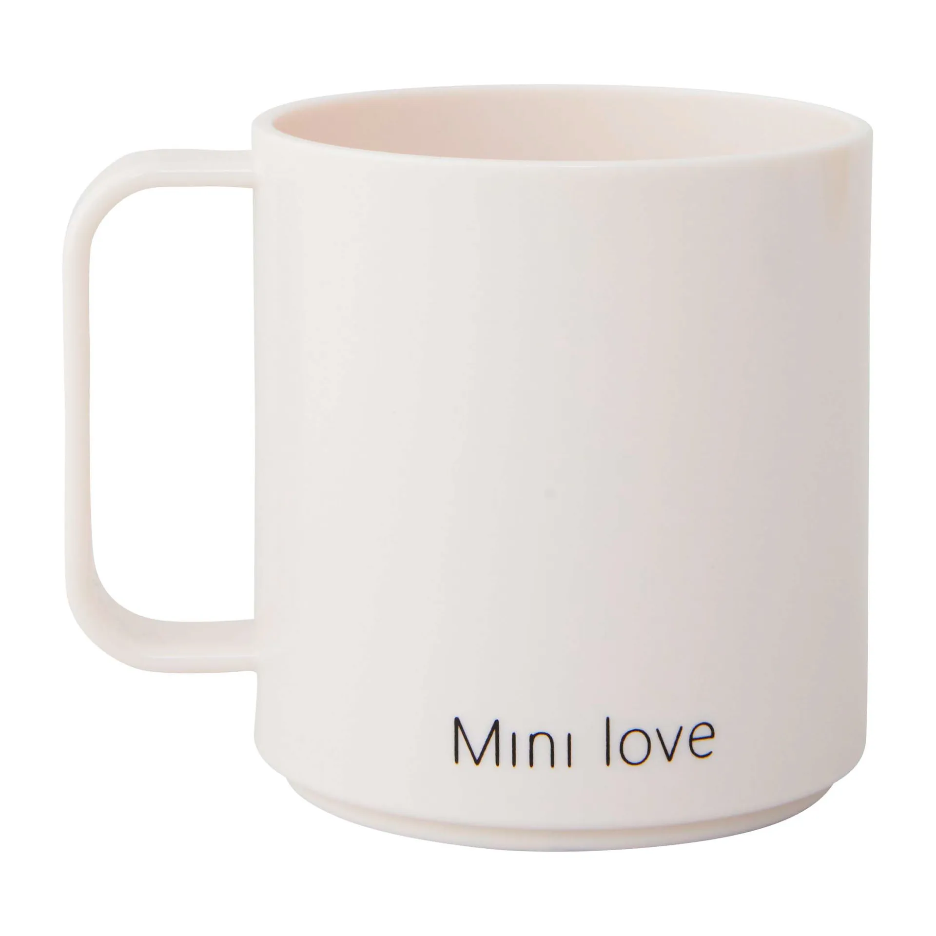 Design Letters Mini Love 杯子 with handle, 白色 Design Letters