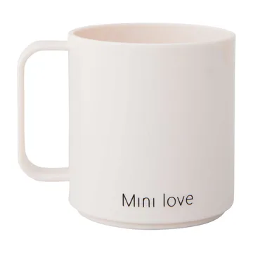 Design Letters Mini Love 杯子 with handle - 白色 - Design Letters