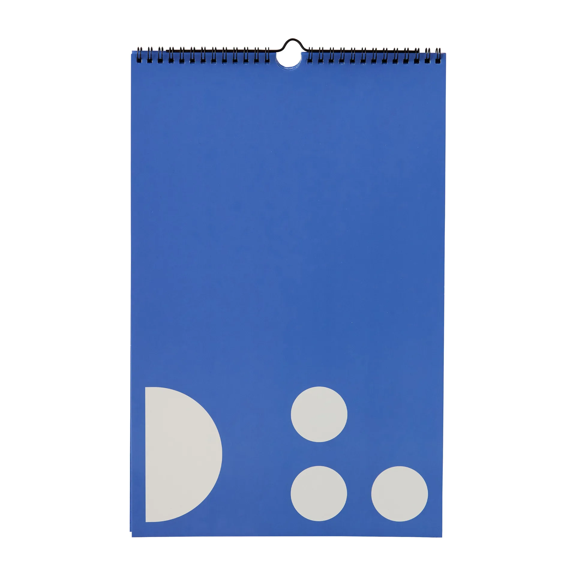 Design Letters monthly calendar, Cobalt 蓝色 Design Letters