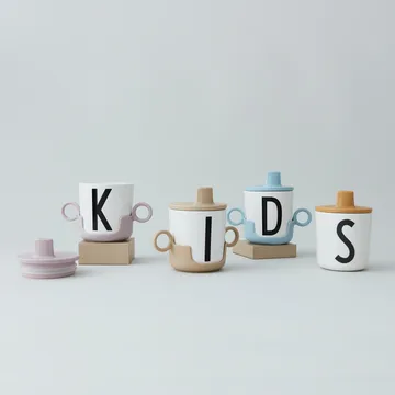 Design Letters 密胺杯鸟嘴盖 - Mustard - Design Letters