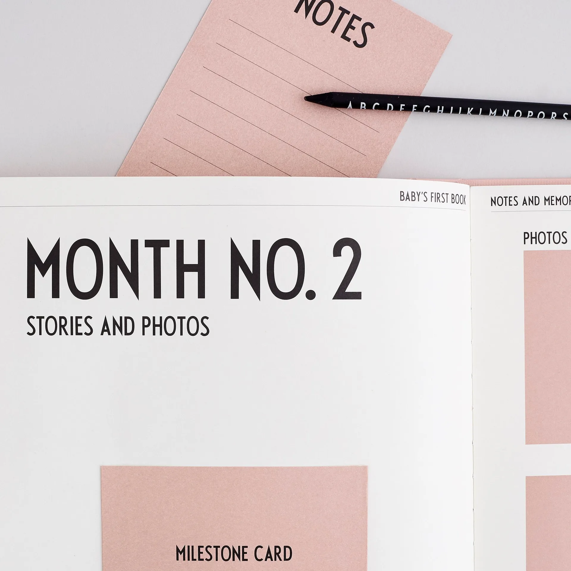 Design Letters My first year book, nude Design Letters