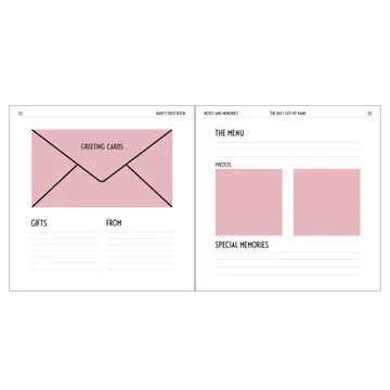 Design Letters My first year book - nude - Design Letters