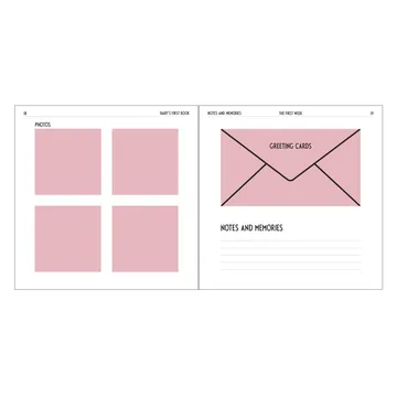 Design Letters My first year book - nude - Design Letters