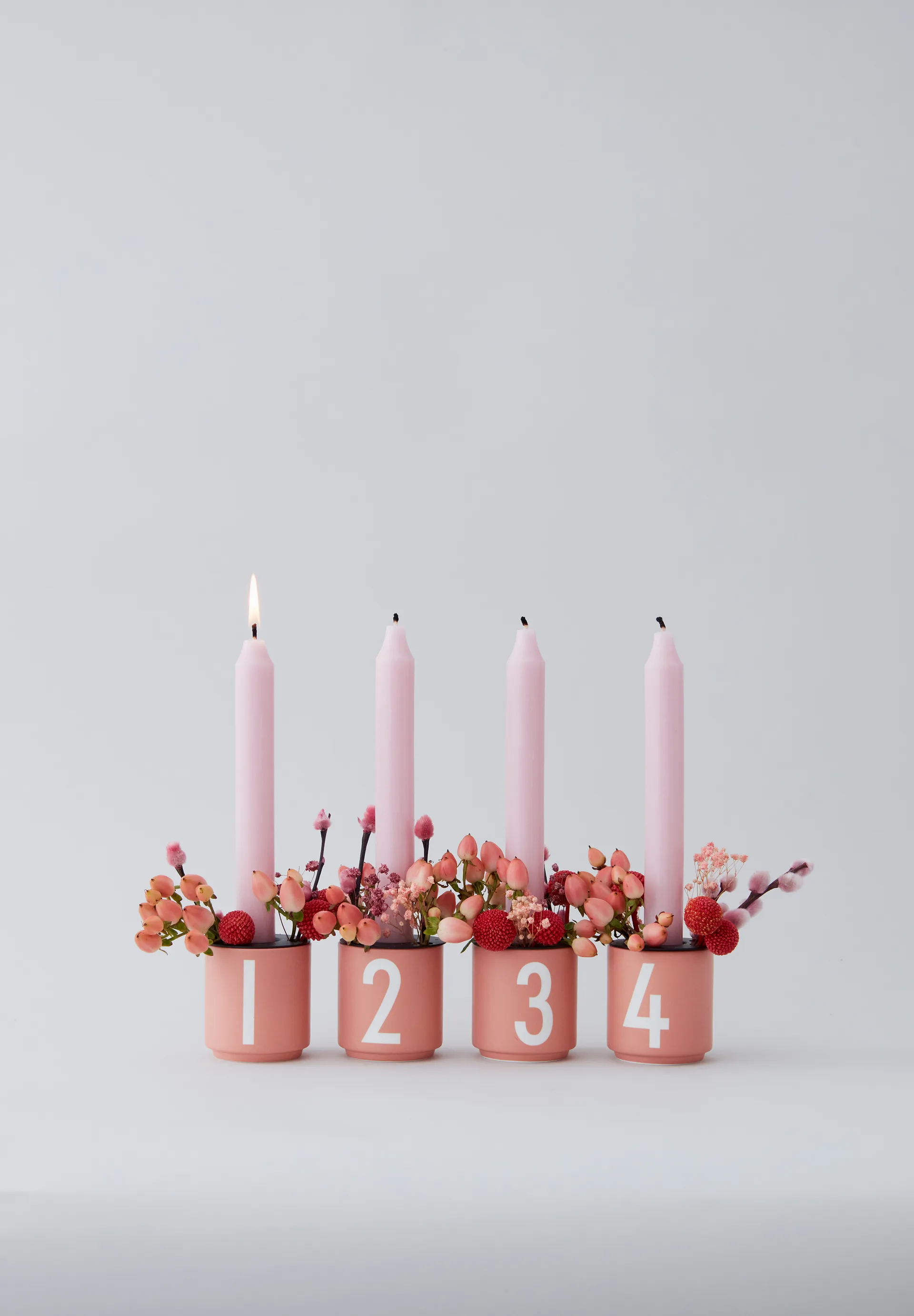 Design Letters 浓缩咖啡杯 四件套装, Nude Design Letters