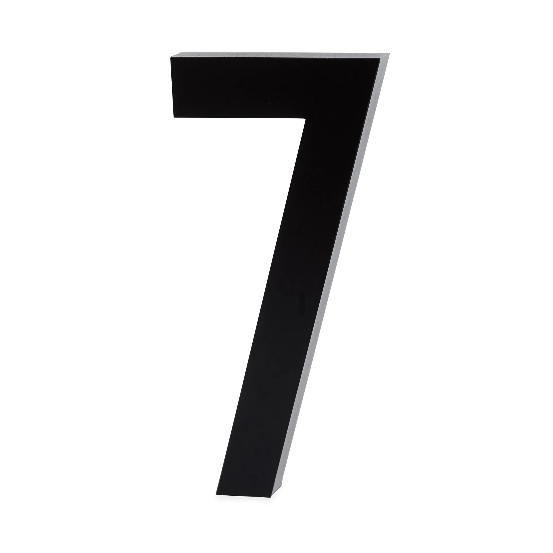 Design Letters numbers aluminum 100 mm, 7 Design Letters