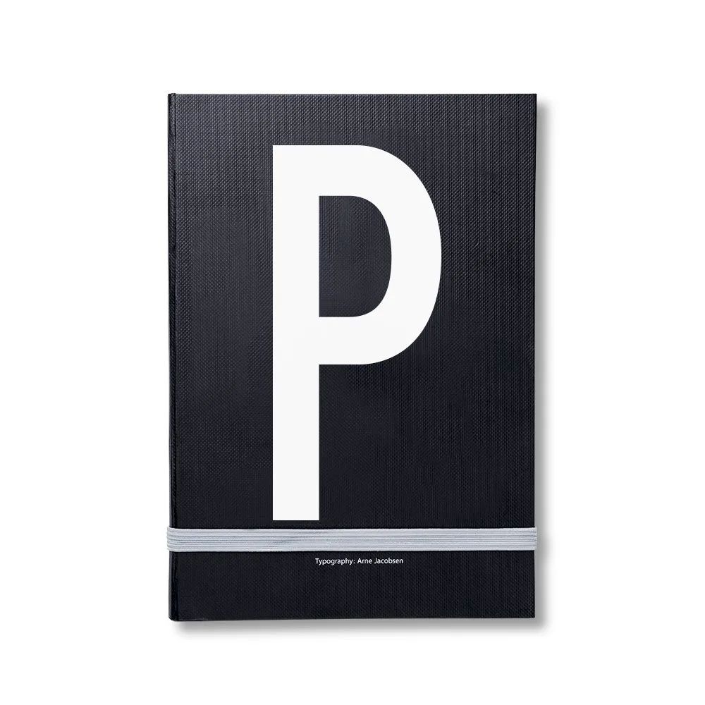 Design Letters personal notebook, P Design Letters