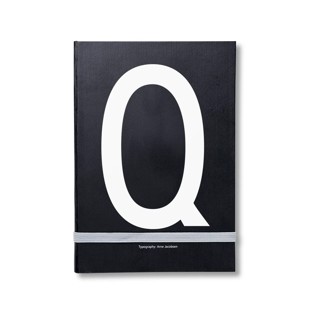 Design Letters personal notebook, Q Design Letters