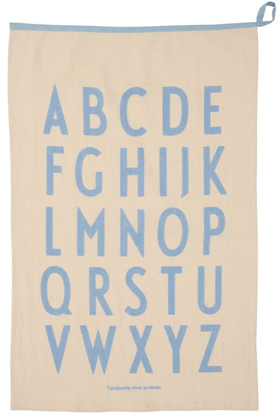 Design Letters Premium classic 厨房巾 50x70cm - ABC-蓝色 - Design Letters