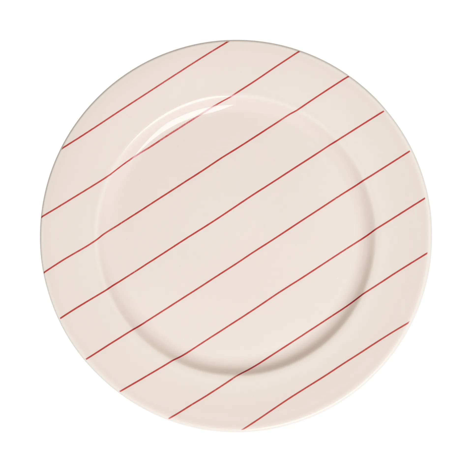 Design Letters Pyjamas 盘子 Ø23 cm, Faded 玫瑰色-pastel 米色 Design Letters