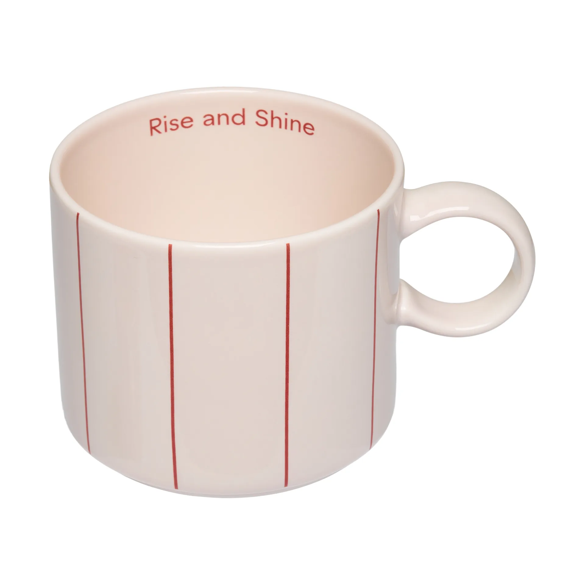 Design Letters Pyjamas Jumbo 杯子 40 cl, Faded 玫瑰色-pastel 米色 Design Letters