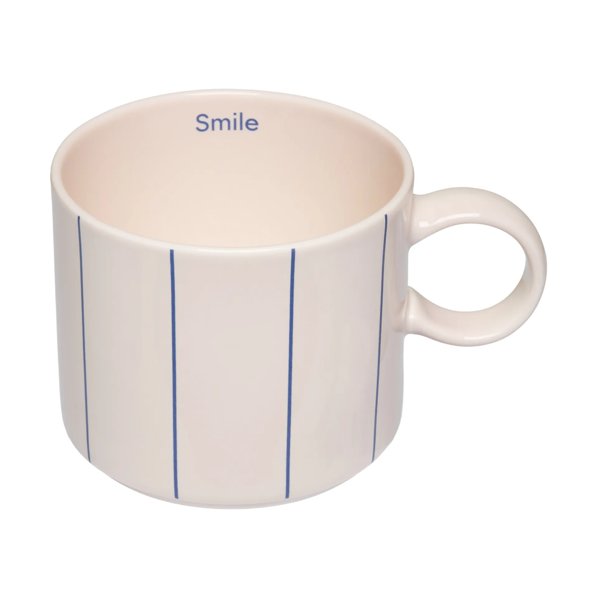 Design Letters Pyjamas Jumbo 杯子 40 cl, 午夜蓝-pastel 米色 Design Letters