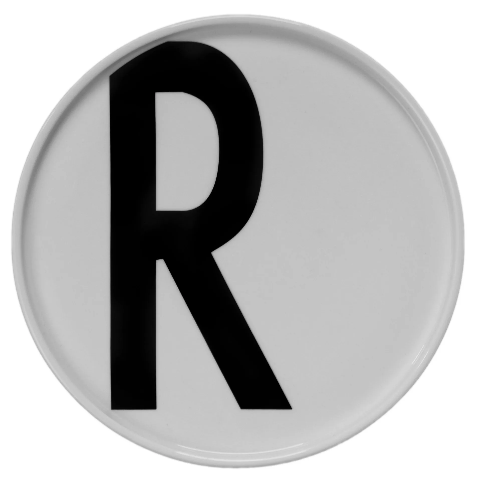 Design Letters 盘子, R Design Letters